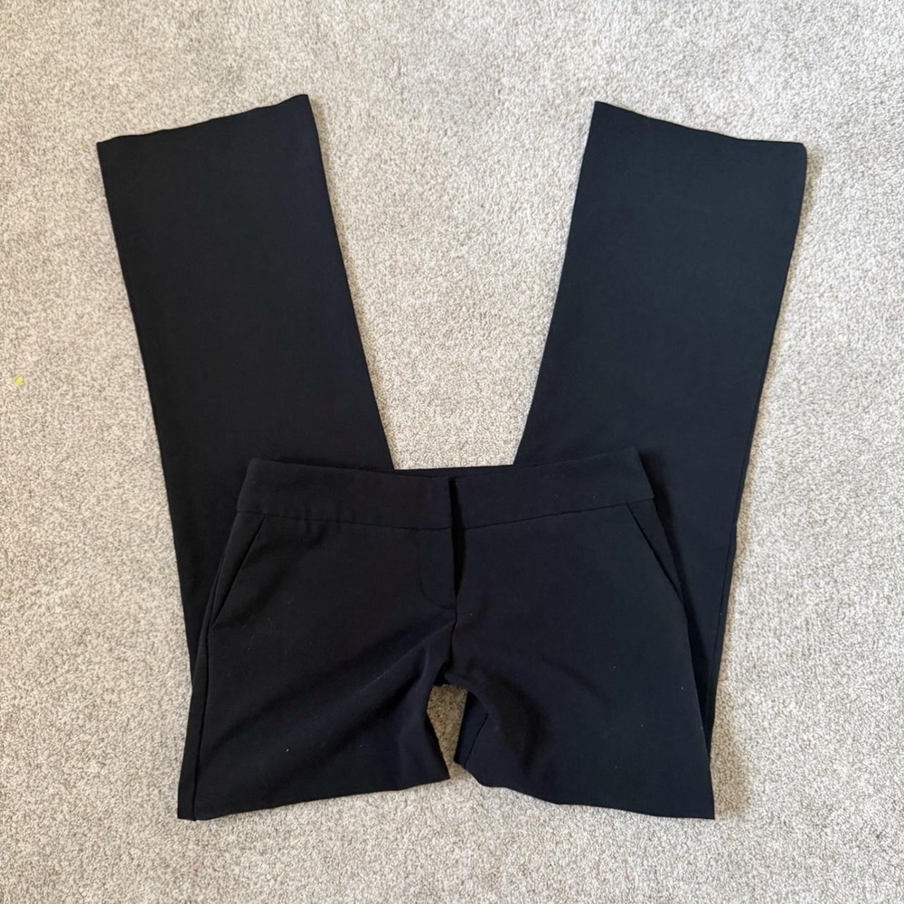 Sequin Hearts Black Office Siren Bootcut Trousers — Size 3